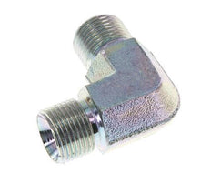 90° L-Koppeling G3/8'' Hoge Druk Staal 60° Conus 325bar Hydrauliek