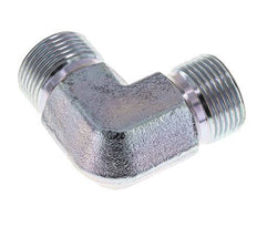 90° L-Koppeling G3/4" Hoge Druk Staal 60° Conus 325bar Hydrauliek