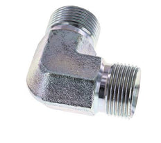 90° L-Koppeling G3/4" Hoge Druk Staal 60° Conus 325bar Hydrauliek