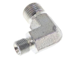 90° L-Koppeling Reducerend G1/8 '' X G1/4 '' Hoge Druk Staal 60° Conus 350bar Hydrauliek