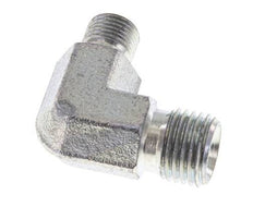 90° L-Koppeling Reducerend G1/8 '' X G1/4 '' Hoge Druk Staal 60° Conus 350bar Hydrauliek