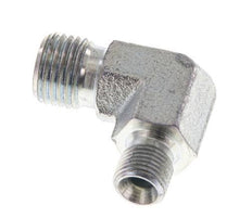 90° L-Koppeling Reducerend G1/8 '' X G1/4 '' Hoge Druk Staal 60° Conus 350bar Hydrauliek