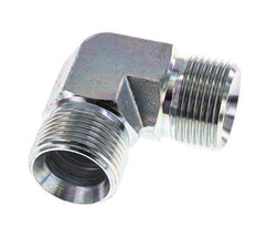 90° L-Koppeling G1'' Hoge Druk Staal 60° Conus 225bar Hydrauliek
