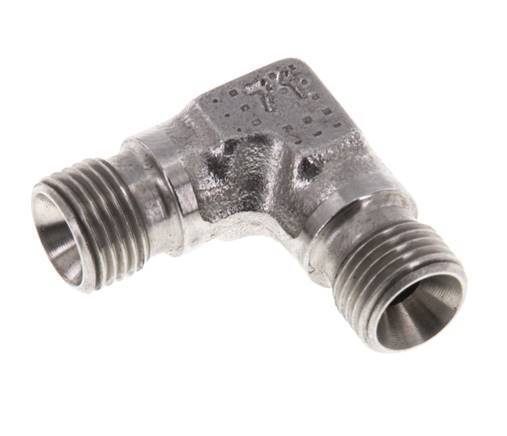90° L-Koppeling G1/8'' Hoge Druk RVS 60° Conus 400bar Hydrauliek