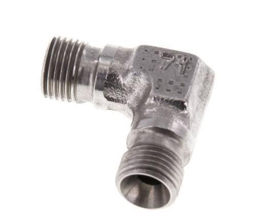 90° L-Koppeling G1/8'' Hoge Druk RVS 60° Conus 400bar Hydrauliek