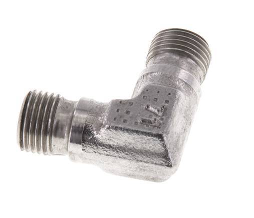 90° L-Koppeling G1/8'' Hoge Druk RVS 60° Conus 400bar Hydrauliek