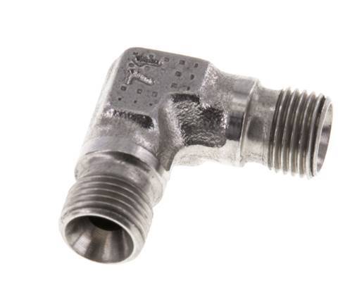 90° L-Koppeling G1/8'' Hoge Druk RVS 60° Conus 400bar Hydrauliek