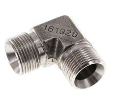 90° L-Koppeling G3/4" Hoge Druk RVS 60° Conus 325bar Hydrauliek