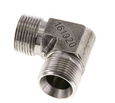 90° L-Koppeling G3/4" Hoge Druk RVS 60° Conus 325bar Hydrauliek