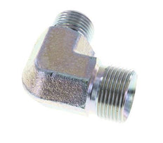 90° L-Koppeling Reducerende Fitting G1/2 '' X G3/4 '' Hoge Druk Staal 60° Conus 325bar Hydrauliek