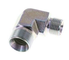 90° L-Koppeling Reducerende Fitting G1/2 '' X G3/4 '' Hoge Druk Staal 60° Conus 325bar Hydrauliek