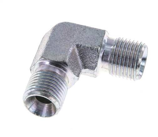 90° L-Koppeling G1/8'' Hoge Druk Staal 60° Conus 400bar Hydrauliek