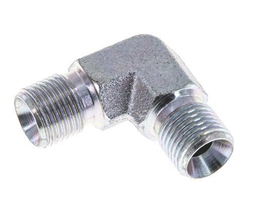 90° L-Koppeling G1/8'' Hoge Druk Staal 60° Conus 400bar Hydrauliek