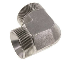 90° L-Koppeling G2'' Hoge Druk RVS 60° Conus 175bar Hydrauliek