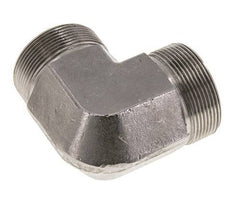 90° L-Koppeling G2'' Hoge Druk RVS 60° Conus 175bar Hydrauliek