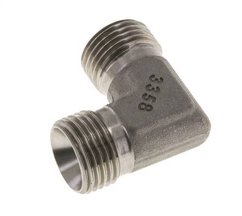 L-Koppeling G1/2" Binnendraad Hoge Druk RVS 350bar Hydrauliek