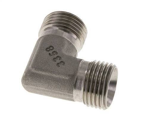 L-Koppeling G1/2" Binnendraad Hoge Druk RVS 350bar Hydrauliek