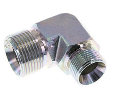 90° L-Verloopkoppeling G3/4 '' X G1 '' Hoge Druk Staal 60° Conus 225bar Hydrauliek