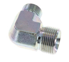 90° L-Verloopkoppeling G3/4 '' X G1 '' Hoge Druk Staal 60° Conus 225bar Hydrauliek