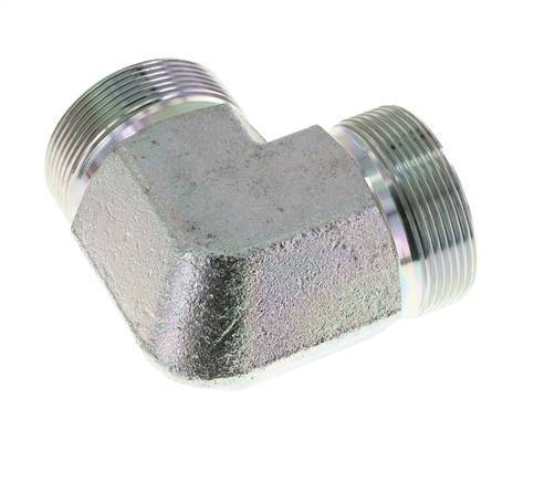 90° L-Koppeling G2'' Hoge Druk Staal 60° Conus 175bar Hydrauliek