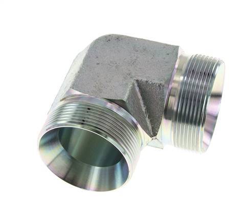 90° L-Koppeling G2'' Hoge Druk Staal 60° Conus 175bar Hydrauliek
