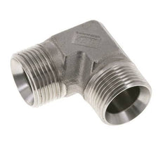 90° L-Koppeling G1'' Hoge Druk RVS 60° Conus 225bar Hydrauliek