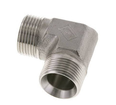 90° L-Koppeling G1'' Hoge Druk RVS 60° Conus 225bar Hydrauliek
