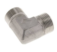 90° L-Koppeling G1'' Hoge Druk RVS 60° Conus 225bar Hydrauliek