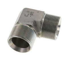 90° L-Koppeling G1 1/2'' Hoge Druk Staal 60° Conus 190bar Hydrauliek
