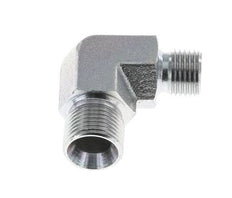 90° L-Koppeling Reducerende Fitting G1/4 '' X G3/8 '' Hoge Druk Staal 60° Conus 325bar Hydrauliek