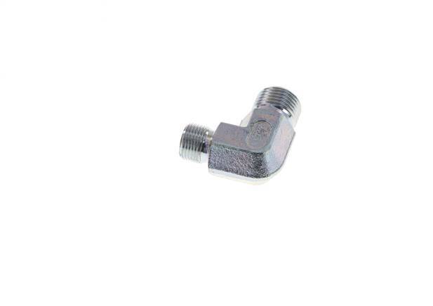 90° L-Koppeling Reducerende Fitting G3/8 '' X G1/2 '' Hoge Druk Staal 60° Conus 325bar Hydrauliek