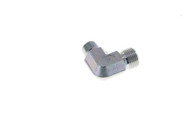 90° L-Koppeling Reducerende Fitting G3/8 '' X G1/2 '' Hoge Druk Staal 60° Conus 325bar Hydrauliek