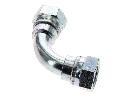 90° L-Koppeling G3/4 '' Binnendraad Hoge Druk Staal 60° Conus 175bar Hydrauliek