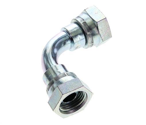 L-Koppeling G1/2" Binnendraad Hoge Druk Staal 350bar Hydrauliek