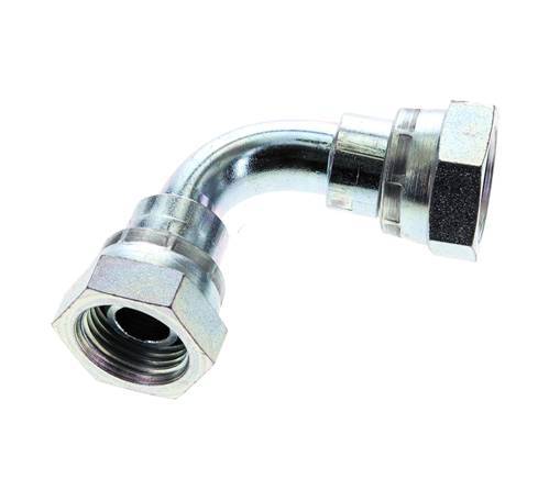 L-Koppeling G1/2" Binnendraad Hoge Druk Staal 350bar Hydrauliek