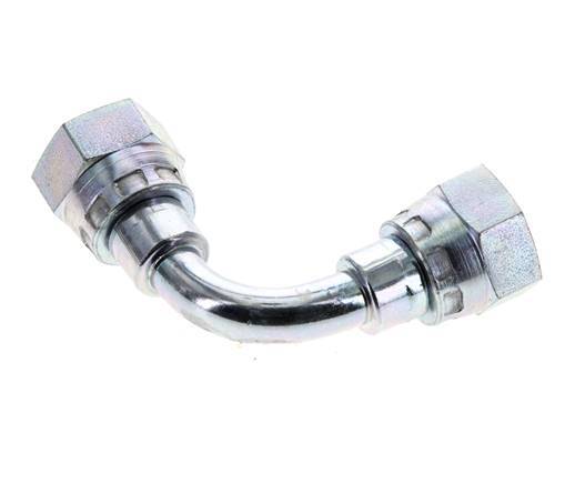 90° L-Koppeling G1/4 '' Binnendraad Hoge Druk Staal 60° Conisch 575bar Hydrauliek