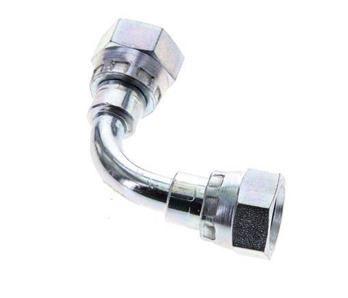 90° L-Koppeling G1/4 '' Binnendraad Hoge Druk Staal 60° Conisch 575bar Hydrauliek