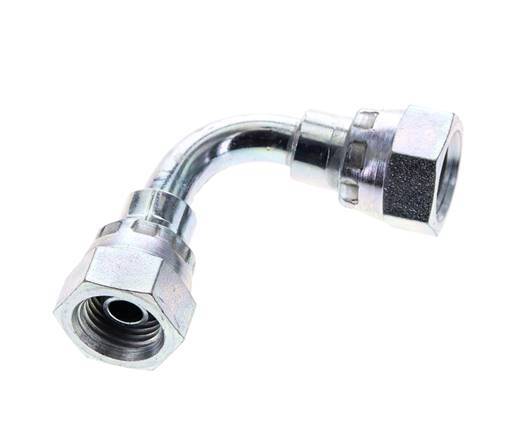90° L-Koppeling G1/4 '' Binnendraad Hoge Druk Staal 60° Conisch 575bar Hydrauliek