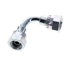 90° L-Koppeling G1/4 '' Binnendraad Hoge Druk Staal 60° Conisch 575bar Hydrauliek