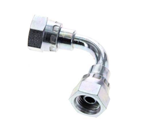 90° L-Koppeling G1/4 '' Binnendraad Hoge Druk Staal 60° Conisch 575bar Hydrauliek