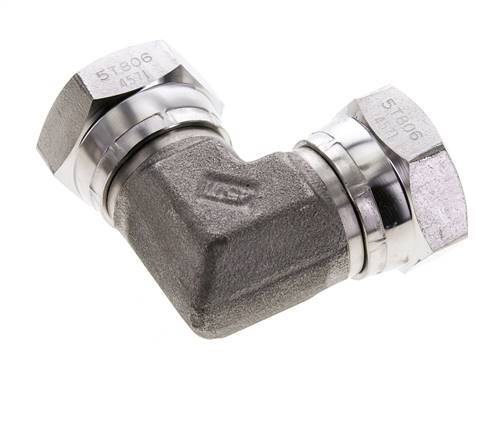 L-Koppeling G1/60" Binnendraad Hoge Druk RVS 350bar Hydrauliek
