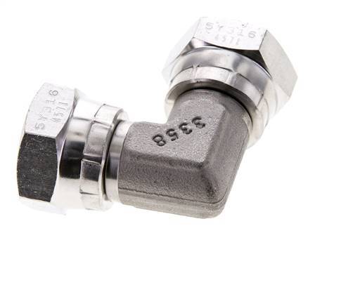 L-Koppeling G1/2" Binnendraad Hoge Druk RVS 350bar Hydrauliek