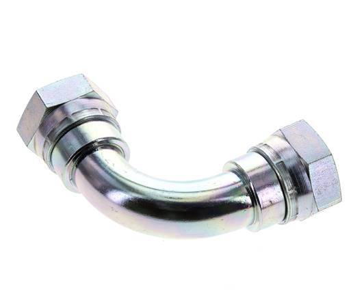 90° L-Koppeling G1'' Binnendraad Hoge Druk Staal 60° Conus 150bar Hydrauliek