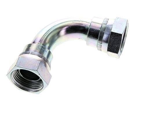 90° L-Koppeling G1'' Binnendraad Hoge Druk Staal 60° Conus 150bar Hydrauliek