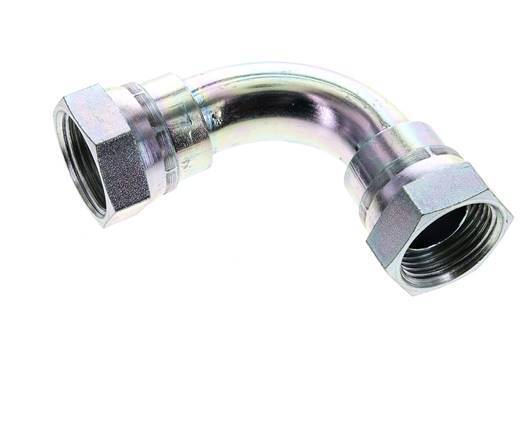 90° L-Koppeling G1'' Binnendraad Hoge Druk Staal 60° Conus 150bar Hydrauliek