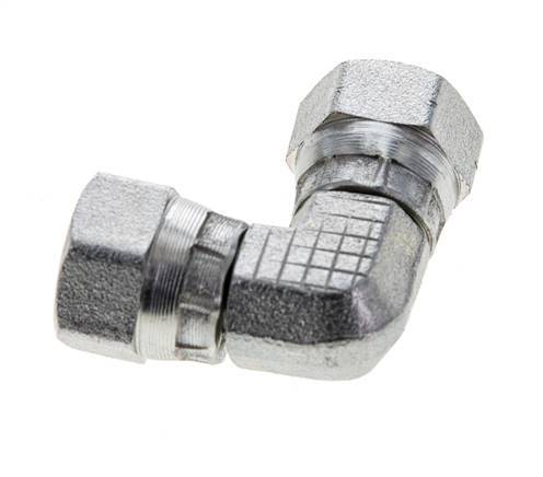 90° L-Koppeling G1/8'' Binnendraad Hoge Druk Staal 60° Conisch 575bar Hydrauliek