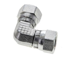 90° L-Koppeling G1/8'' Binnendraad Hoge Druk Staal 60° Conisch 575bar Hydrauliek