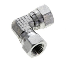 90° L-Koppeling G1/8'' Binnendraad Hoge Druk Staal 60° Conisch 575bar Hydrauliek