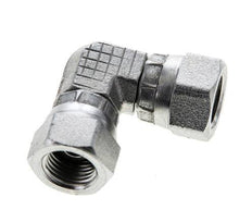 90° L-Koppeling G1/8'' Binnendraad Hoge Druk Staal 60° Conisch 575bar Hydrauliek