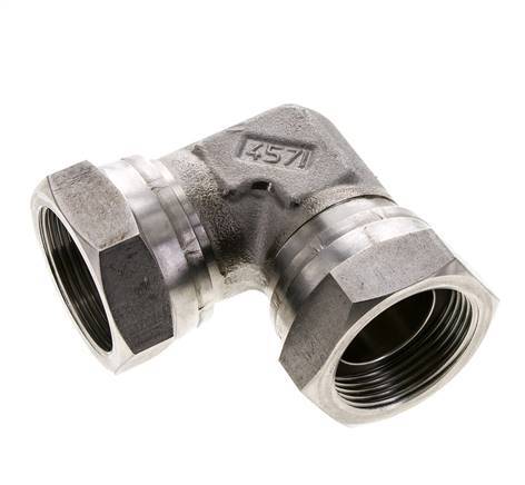 L-Koppeling G1/1/4" Binnendraad Hoge Druk RVS 350bar Hydrauliek